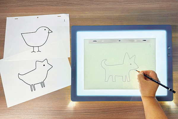 【ワークショップ】動画をトレスしてみよう!!　～変身する絵～